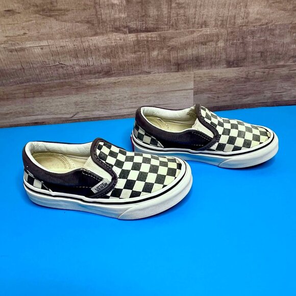 Classic Checkerboard Slip on Vans - Picture 4 of 10
